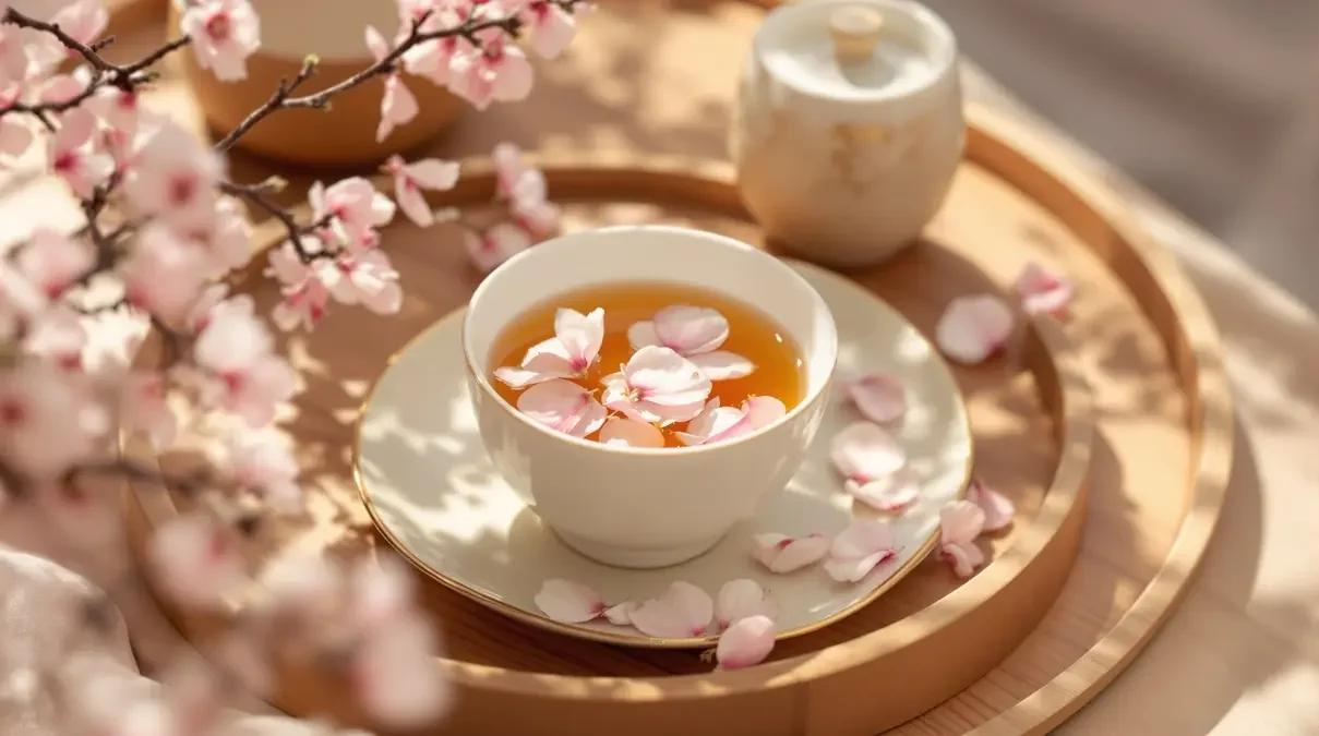 樱花茶与和风茶具